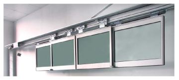 automatic door telescopic sliding type