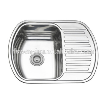 oval shaped kitchen sink