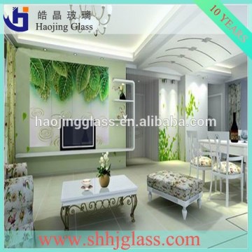 haojing grade A glass painting pictures of flowers