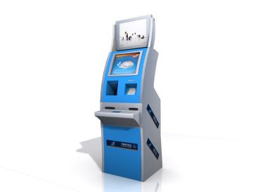 Free Standing Airline Check-in Lobby Kiosk With Boarding Pass Printing Zt2223