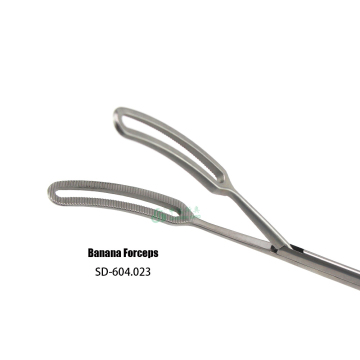 Pull forceps thoracoscopic free forceps banana forceps