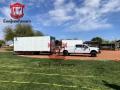 8x7x6.3m mobiele trailer -podium