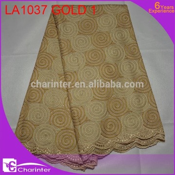 gold voile lace fabric african swiss voile lace wholesale