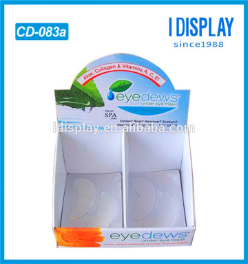 small cardboard counter eye sleeping mask display stands