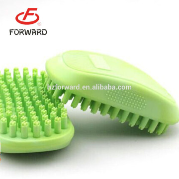 Soft silicone rubber brush cat grooming brush