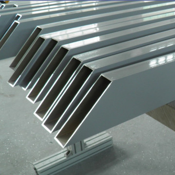 6063-T5 customized aluminum box section from Shanghai Jiayun