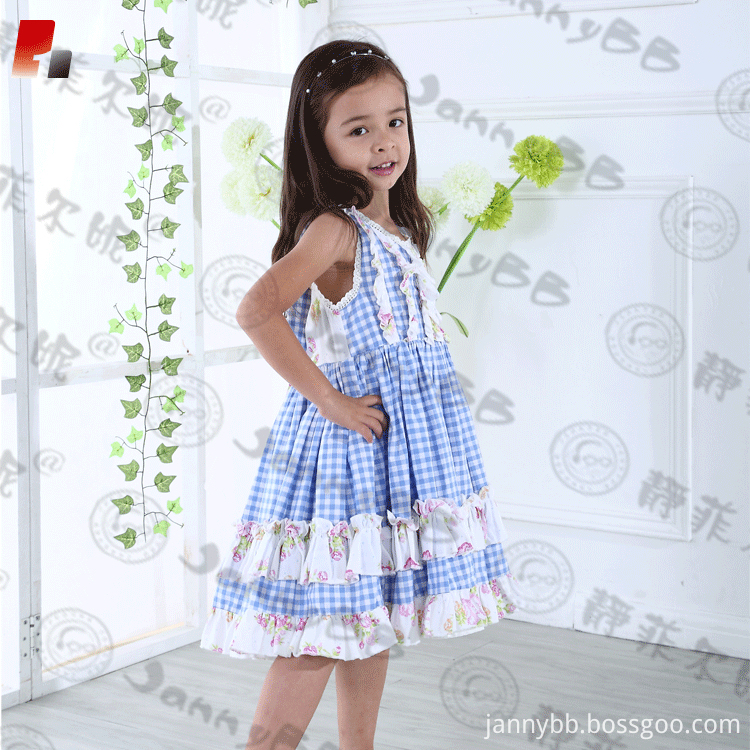 girls checked dress 