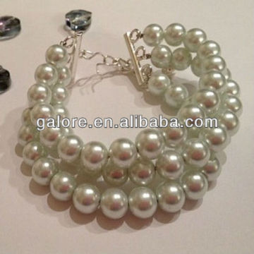 cheap faux link pearl bracelet wholesale business hot sale