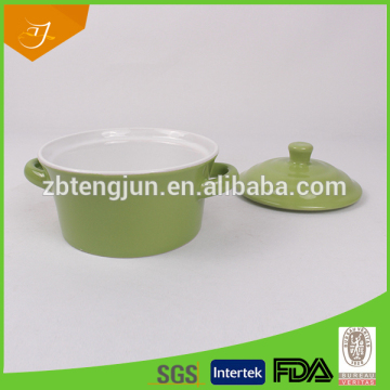 12oz Ceramic Soup Cup With Lid And Handles,High Quality Ceramic Soup Cup Manufacturers