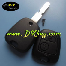 Big discount 2 buttons car remote shell without logo for Peugeot car key peugeot key 406