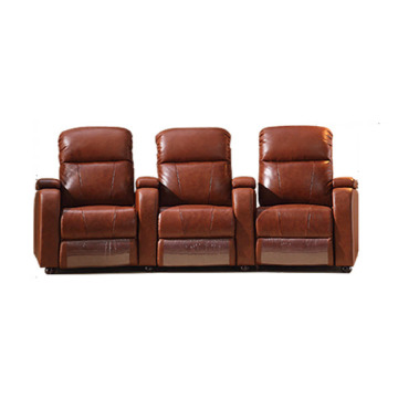 Top Grain Leather Leather Recline VIP Home Cinema Sofa Theater Sofa