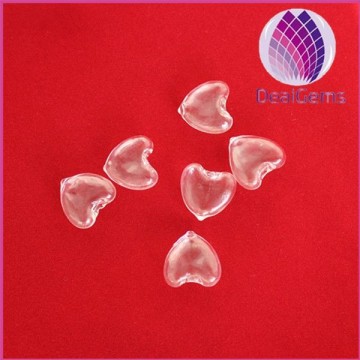 High quality Glass Loose Beads Material blown hollow heart glass beads