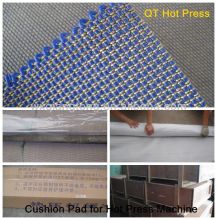 Press pad in short cycle hot press