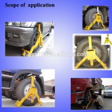 High security drill and pick resistant truck Wheel Clamp