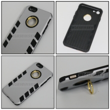 Custom Rubber Case with Metal Kickstand Hard Phone Case for iPhone 6s