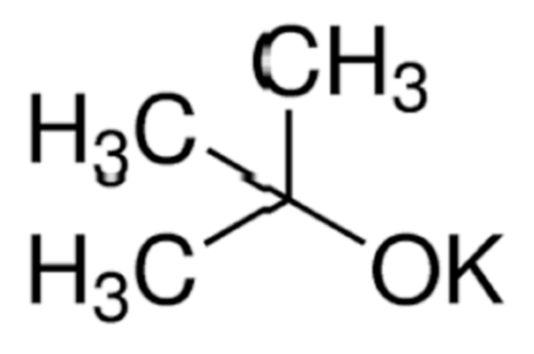 eliminación de terc-butóxido de potasio