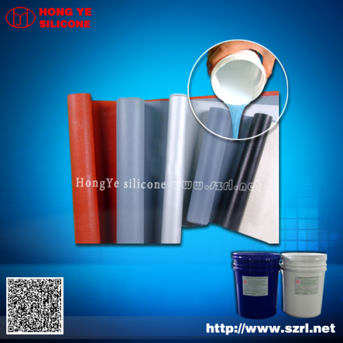 silicone rubber for coating textile