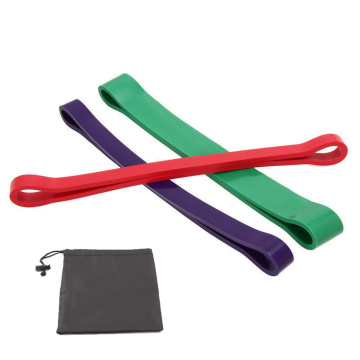 Grosir Lateks Panjang Resistance Band Set dengan Pegangan