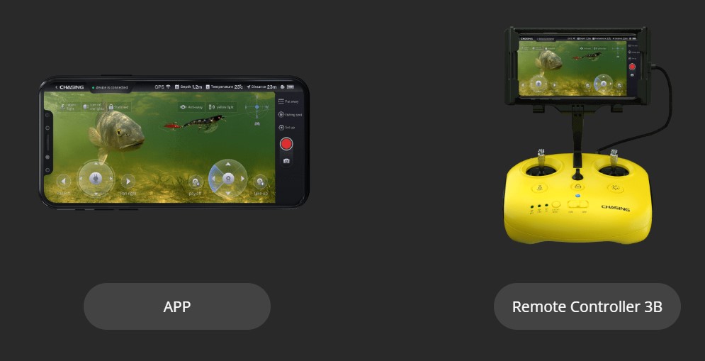 Smart fishing finder drone CHASING F1 Pro drone Underwater Fishing Camera with optional one click bait release