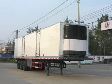 14.6m Tri-axle Refrigerated Van Semi Trailer