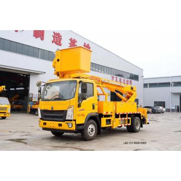 HOWO aerial work platform insulated bucket truck