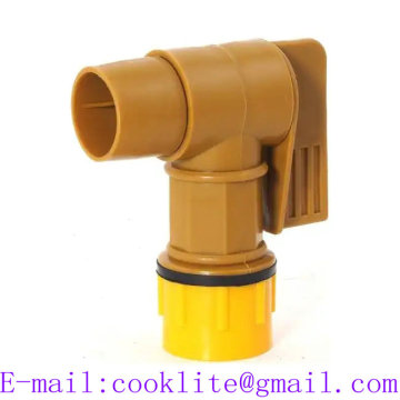 2" BSP Thread Polyethylene Drum Faucets Gold Barrel Taps Plastic Spigots Previous slideNext slide