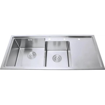 Top Mount Handmade Kitchen Sink with Wash Board