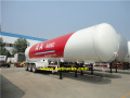 รถพ่วงบรรทุกน้ำมัน LPG Tri-axle 30T