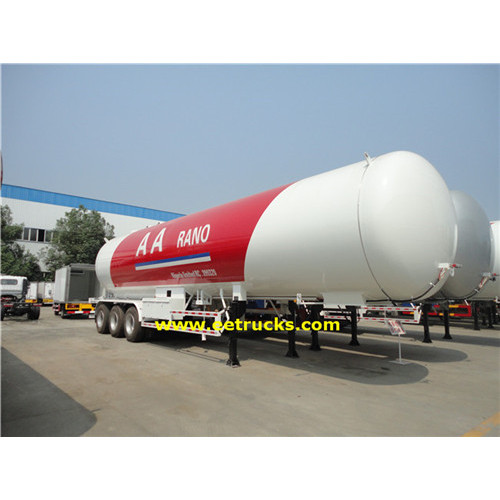 Tri-eixo 30T Bulk LPG Trailers