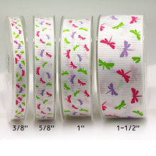 Double Faced Grosgrain Printed Ribbon Wholesale