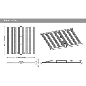 Dimmable Led 성장 라이트 바 600W 3000K 6000K