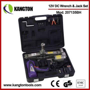 electric wrench and car jack set