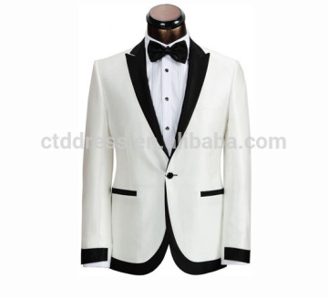 2014 white wedding suits for men