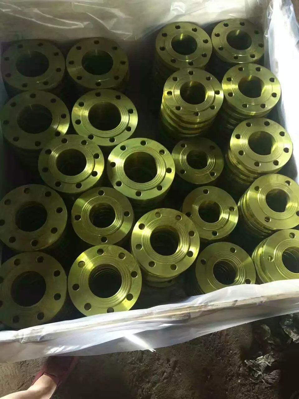 Plate flange (16)