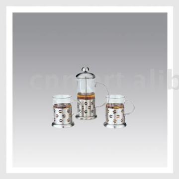 french press tea maker set