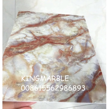 UV marble printing PVC marble sheet/ Printing plastic board