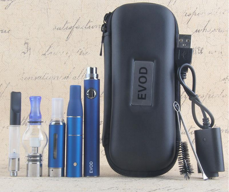 Naujas produktas evod 4 viename rinkiniai Evod baterija su 4 purkštuvu evod garintuvu