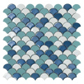 Modern Ceramic Fish Scale Mosaic Swimming Pool Tiles