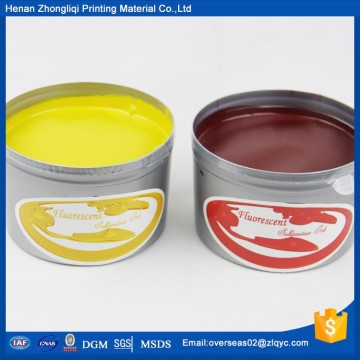 fluorescent sublimation ink for offset printing