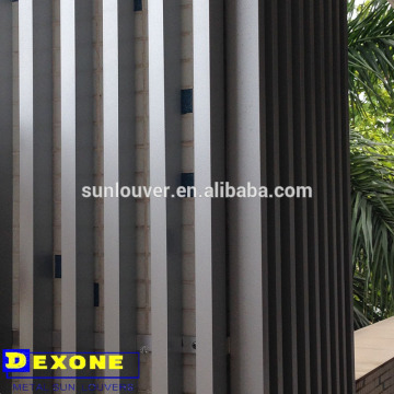 exterior metal window decoration used as louvers