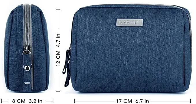 Makeup Bag for Travel Makeup Pouch Cosmetic Bag with Zipper