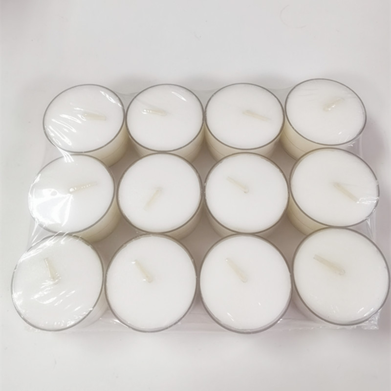 Пусты празрысты ПК Пластыкавыя празрыстыя кубкі для свечак з чыгуна