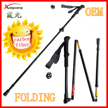 carbon fiber walking pole trekking telescopic trekking pole