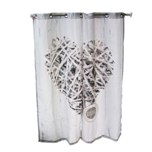 white window fabric curtain
