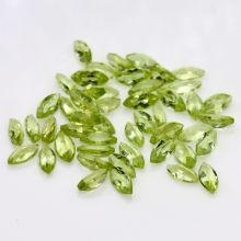 Natural Peridot Marquise Shaped Green Loose Gemstones
