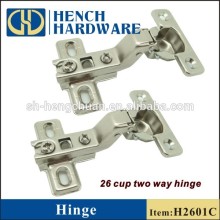 Two way kitchen cabinet door insert hinges