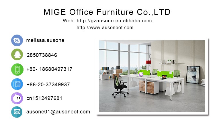 Cheap Modern Design Open Office Partition 6 People Workstation