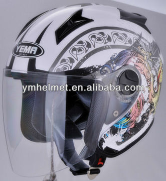 DOT half face helmet Zhejing China YM-616 open face novelty helmets