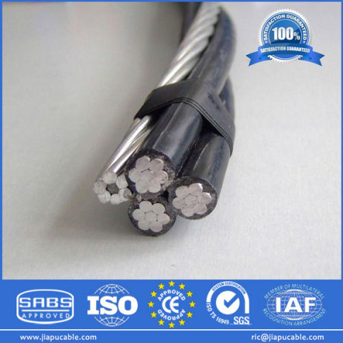 Direct Factory Supply Excellent Performance XLPE / PVC Insulated Quadruplex ABC Cable Overhead Cable