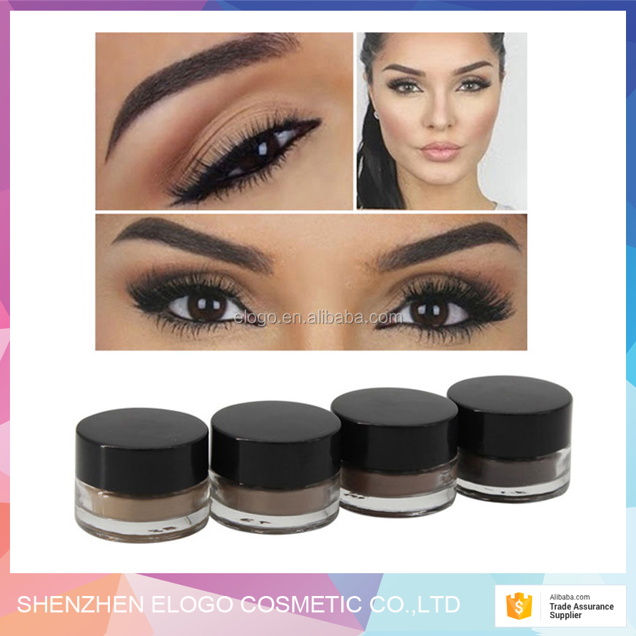 Hot selling cosmetics makeup eyebrow pomade eyebrow gel with private label